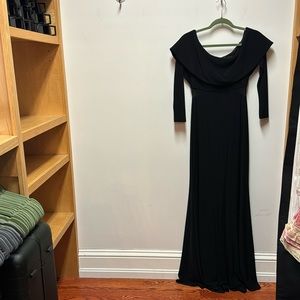 Black Off the Shoulder Dress